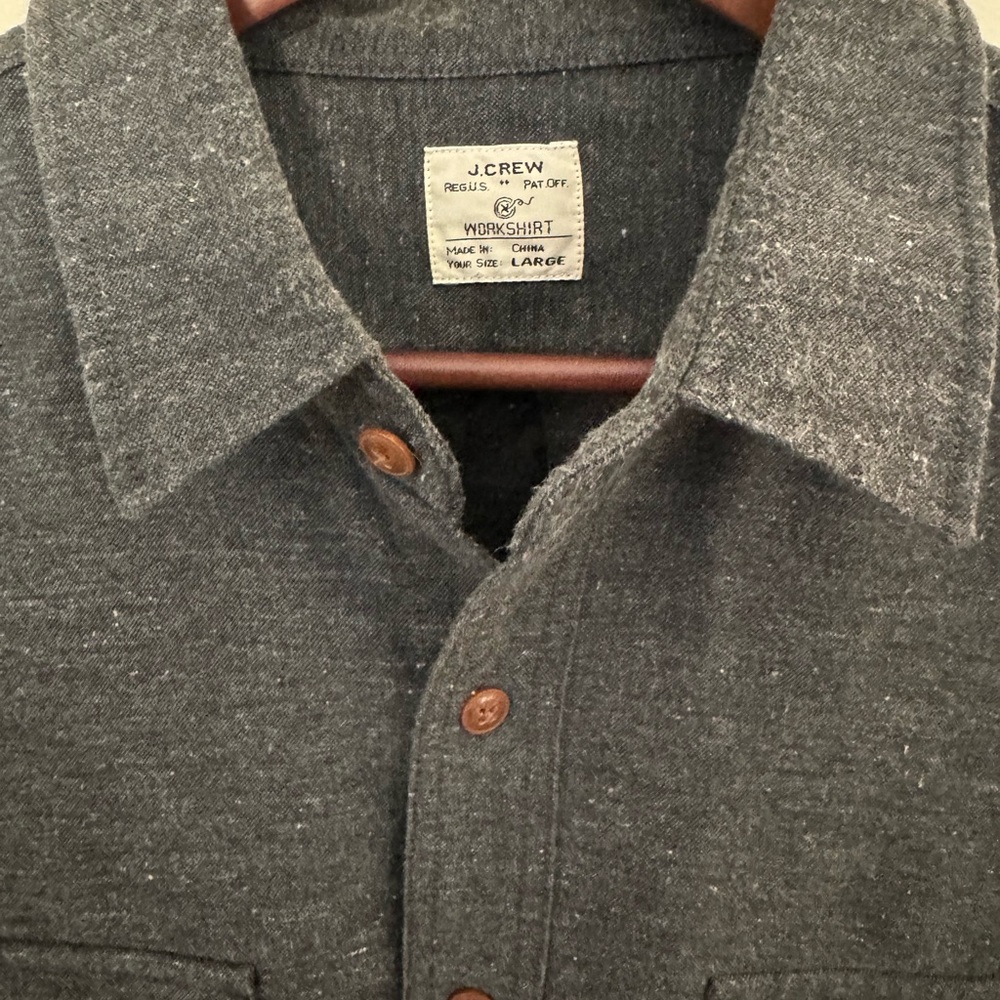 J. Crew Charcoal Shirt Button Up for Men
